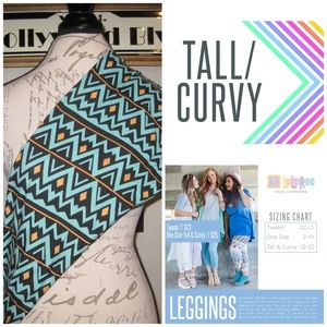 LuLaRoe Tall & Curvy Leggings - Brand New!